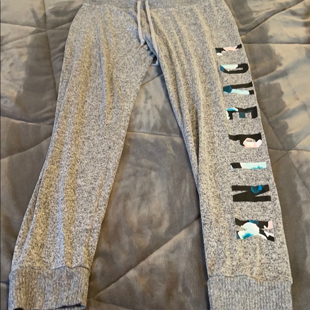 Pink- Victoria secret sleep pants. Size medium